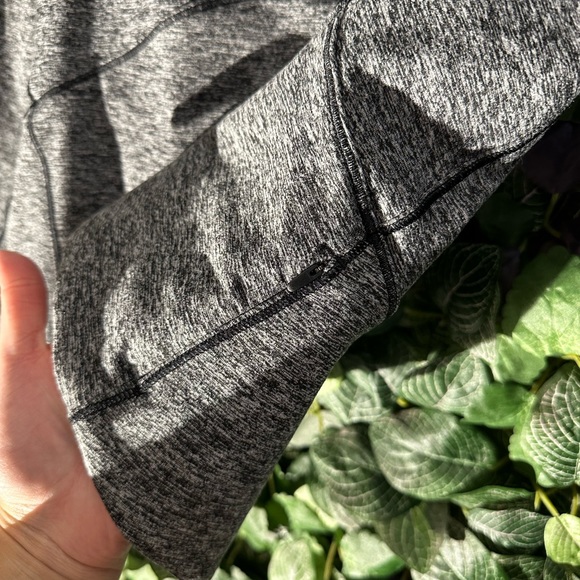 Lululemon Always Alert 1/2 Zip in Heathered Black - EXCELLENT/LIKE NEW condition - Picture 9 of 10